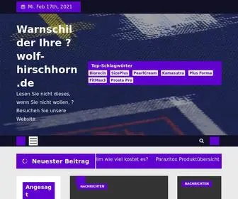 Wolf-Hirschhorn.de(Warnschilder Ihre) Screenshot