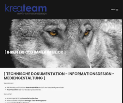 Wolf-ID.de(Kreateam & wolf Informationsdesign) Screenshot