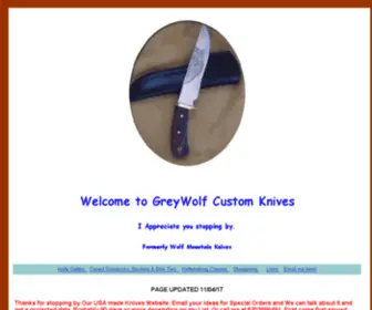 Wolf-Mountain.com(USA Knives) Screenshot