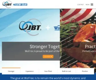 Wolf-TEC.com(Innovative Processing Systems) Screenshot