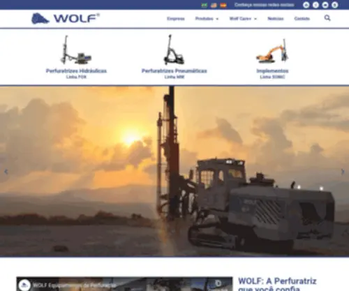 Wolf.com.br(Equipamentos de perfuração) Screenshot