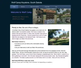 Wolfcampkeystone.com(Base your Black Hills adventures here. Located south of Keystone SD on Iron Mountain Rd) Screenshot