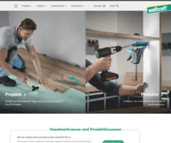Wolfcraft.de(Handwerkzeuge und Projektlösungen ) Screenshot