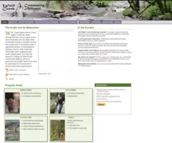 Wolfcreekalliance.org(Wolf Creek Community Alliance) Screenshot