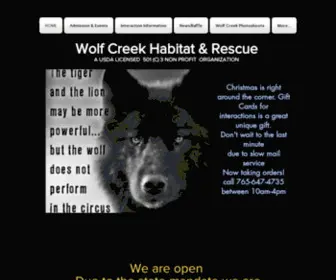 Wolfcreekhabitat.org(HOME) Screenshot