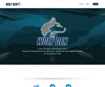 Wolfdencrypto.com(Wolfdencrypto) Screenshot