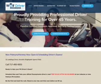 Wolfdrivingschool.com(PennDot Approved 3rd Party Testing Center) Screenshot