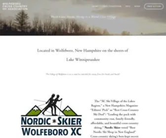 Wolfeboroxc.org(Wolfeboro Cross Country Ski Association) Screenshot