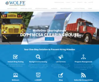 Wolfeinc.com(Wolfe Inc) Screenshot