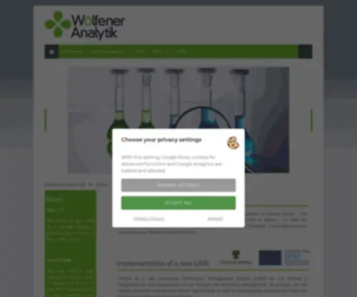 Wolfener-Analytik.de(Wolfener Analytik GmbH) Screenshot