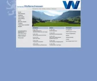 Wolfenschiessen.ch(Wolfenschiessen) Screenshot