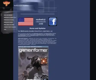 Wolfensteingoodies.com(Wolfenstein Goodies Home and Updates) Screenshot