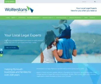 Wolferstans.com(Wolferstans Solicitors Plymouth) Screenshot