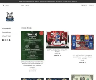 Wolfescardbreaks.com(Wolfes Card Breaks) Screenshot