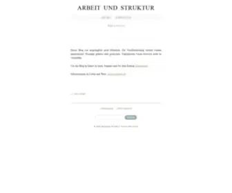Wolfgang-Herrndorf.de(Arbeit und Struktur) Screenshot
