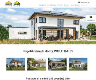 Wolfhaus.cz(WOLF Haus) Screenshot