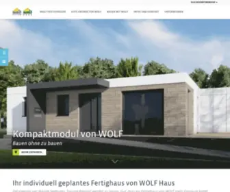 Wolfhaus.de(Fertighaus bauen) Screenshot