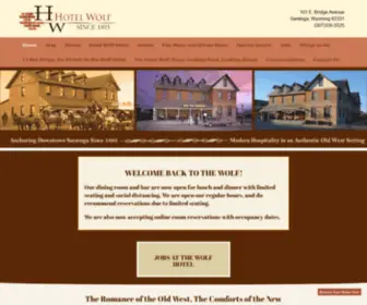 Wolfhotel.com(Historic Wolf Hotel) Screenshot