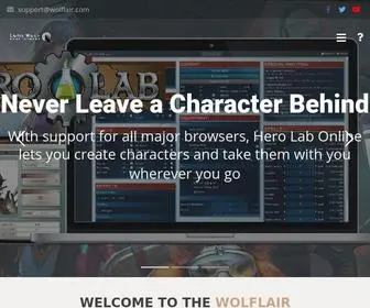 Wolflair.com(Lone Wolf Development) Screenshot