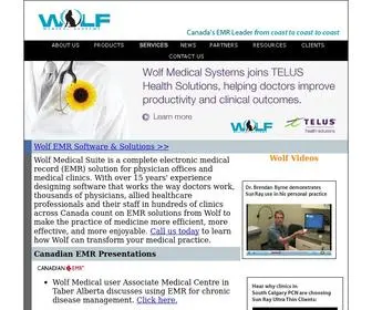 Wolfmedical.com(Wolf Medical Software) Screenshot