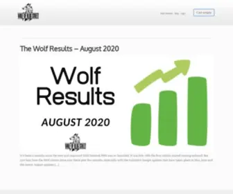 Wolfofblogstreet.com(WordPress) Screenshot