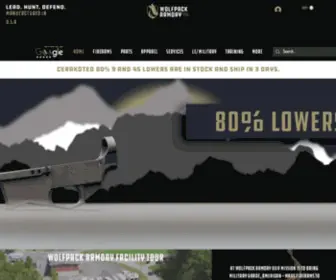 Wolfpackarmory.com(Wolfpack Armory) Screenshot