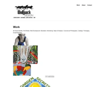 Wolfpackdesign.com(Graphic Design Firm) Screenshot