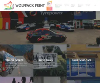 Wolfpackprint.com.au(Fraser Coast Printing) Screenshot