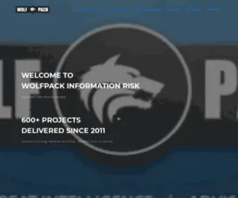 Wolfpackrisk.com(Wolfpack Information Risk) Screenshot