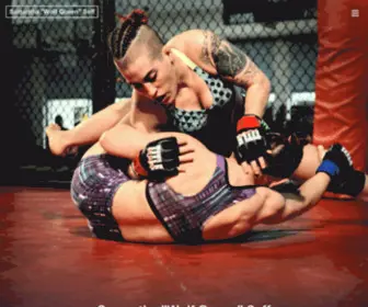 WolfQueenmma.com(Pro Atomweight MMA fighter with a pen) Screenshot