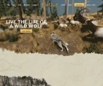WolfQuest.org(Home / WolfQuest) Screenshot