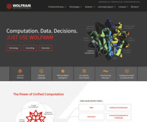 Wolfr.am(Computation Meets Knowledge) Screenshot