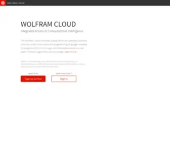 Wolframcloud.com(Wolfram Cloud) Screenshot