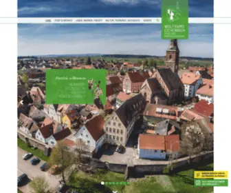 Wolframs-Eschenbach.de(Stadt des Parzivaldichters) Screenshot