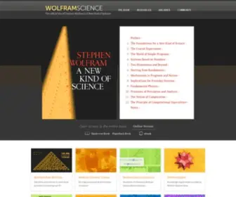 Wolframscience.com(Wolfram Science and Stephen Wolfram's 'A New Kind of Science') Screenshot