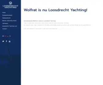 Wolfrat.nl(Loosdrecht Yachting) Screenshot
