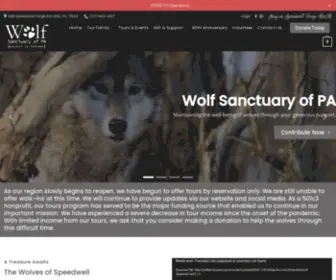 WolfsancPa.com(A Treasure Awaits at the Wolf Sanctuary of PA) Screenshot