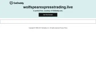 Wolfspearexpresstrading.live(Wolfspearexpresstrading live) Screenshot
