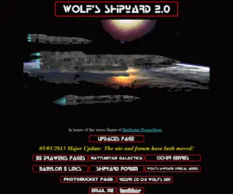 Wolfsshipyard.com(Wolf's Shipyard) Screenshot
