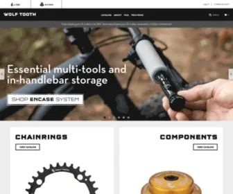 Wolftoothcycling.com(Wolf Tooth Components) Screenshot