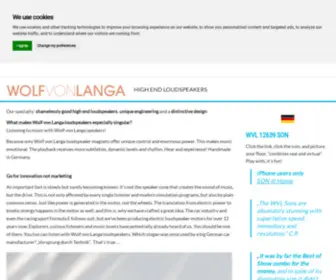 WolfVonlanga.com(Wolf von Langa) Screenshot