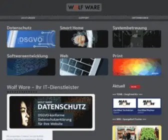 Wolfware-Hosting.de(Wolf Ware GmbH) Screenshot