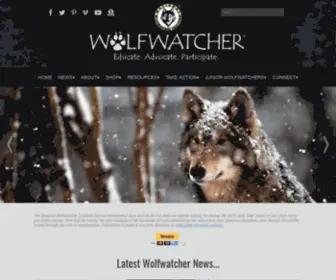 Wolfwatcher.org(National Wolfwatcher Coalition) Screenshot