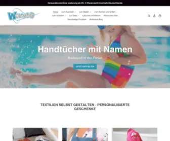 Wolimbo.de(Mit Namen bestickte Handtücher) Screenshot