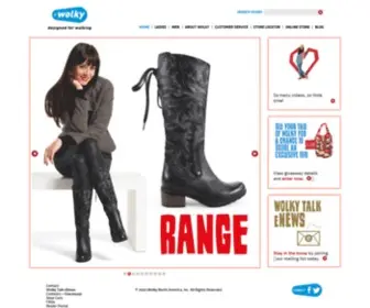 Wolky.com(Shoes Designed For Walking) Screenshot
