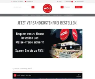 Woll.de(Online-Shop für professionelles Küchengeschirr) Screenshot