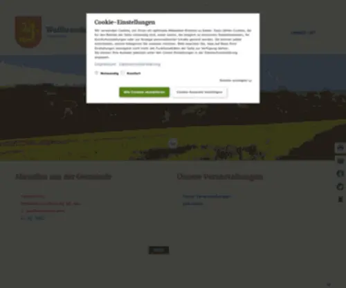 Wollbrandshausen.de(Gemeinde Wollbrandshausen) Screenshot