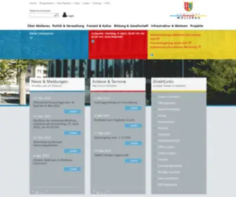 Wollerau.ch(Die Gemeindeverwaltung Wollerau) Screenshot