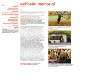 Wollheim-Memorial.de(Wollheim Memorial) Screenshot