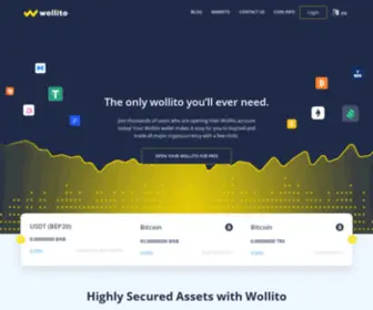 Wollito.com(Founded in March of 2021) Screenshot